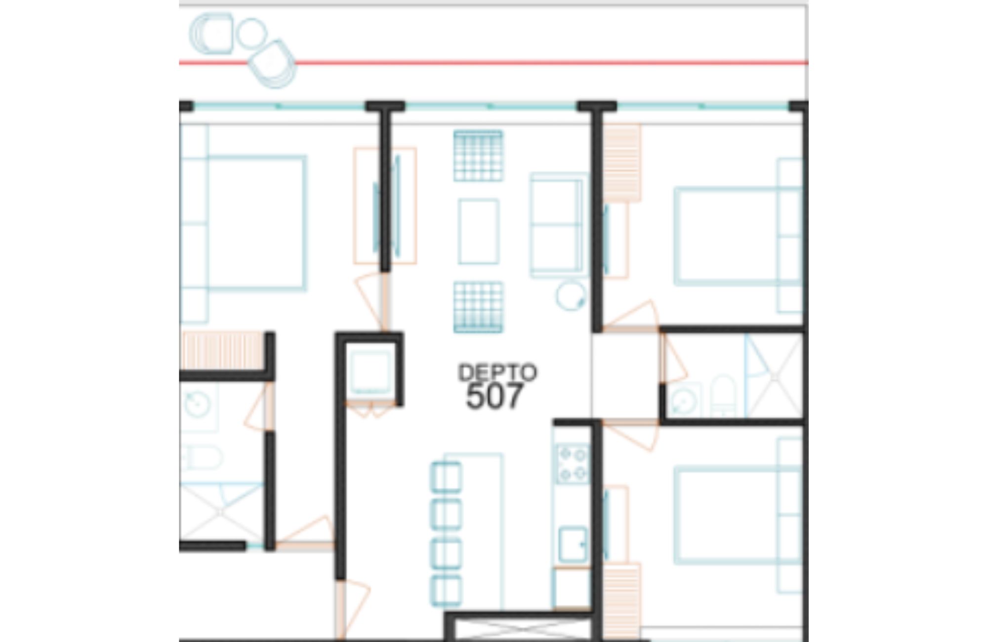 Luxury condominium one block from the beach , rooftop terrace with oceanview