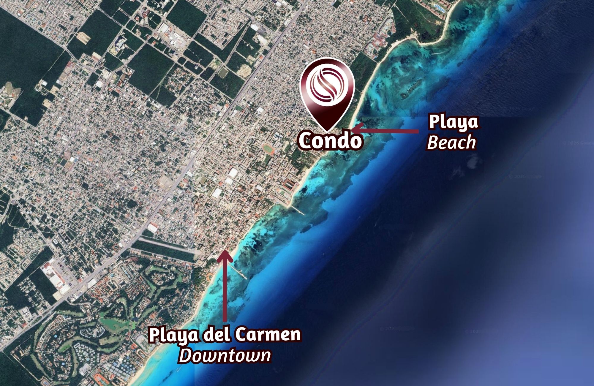 Furnished penthouse in Mexican Caribbean style steps from the beach, for sale