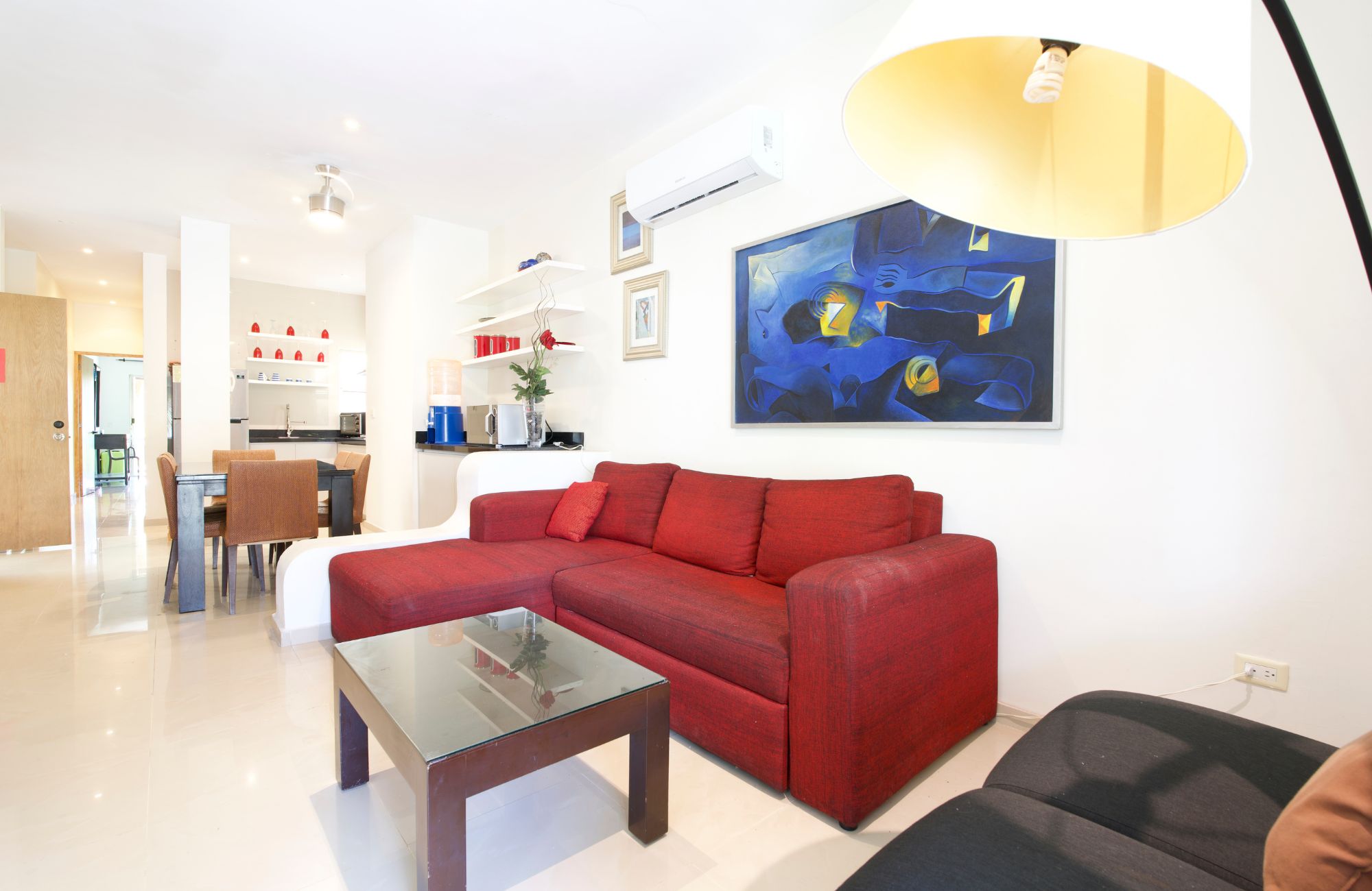 Furnished penthouse in Mexican Caribbean style steps from the beach, for sale