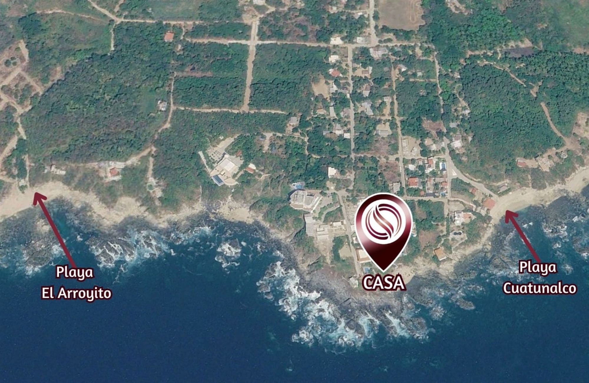 Luxury villa with pool surrounded by natural reserve for sale, Playa &Oacute;rgano, Huatulco