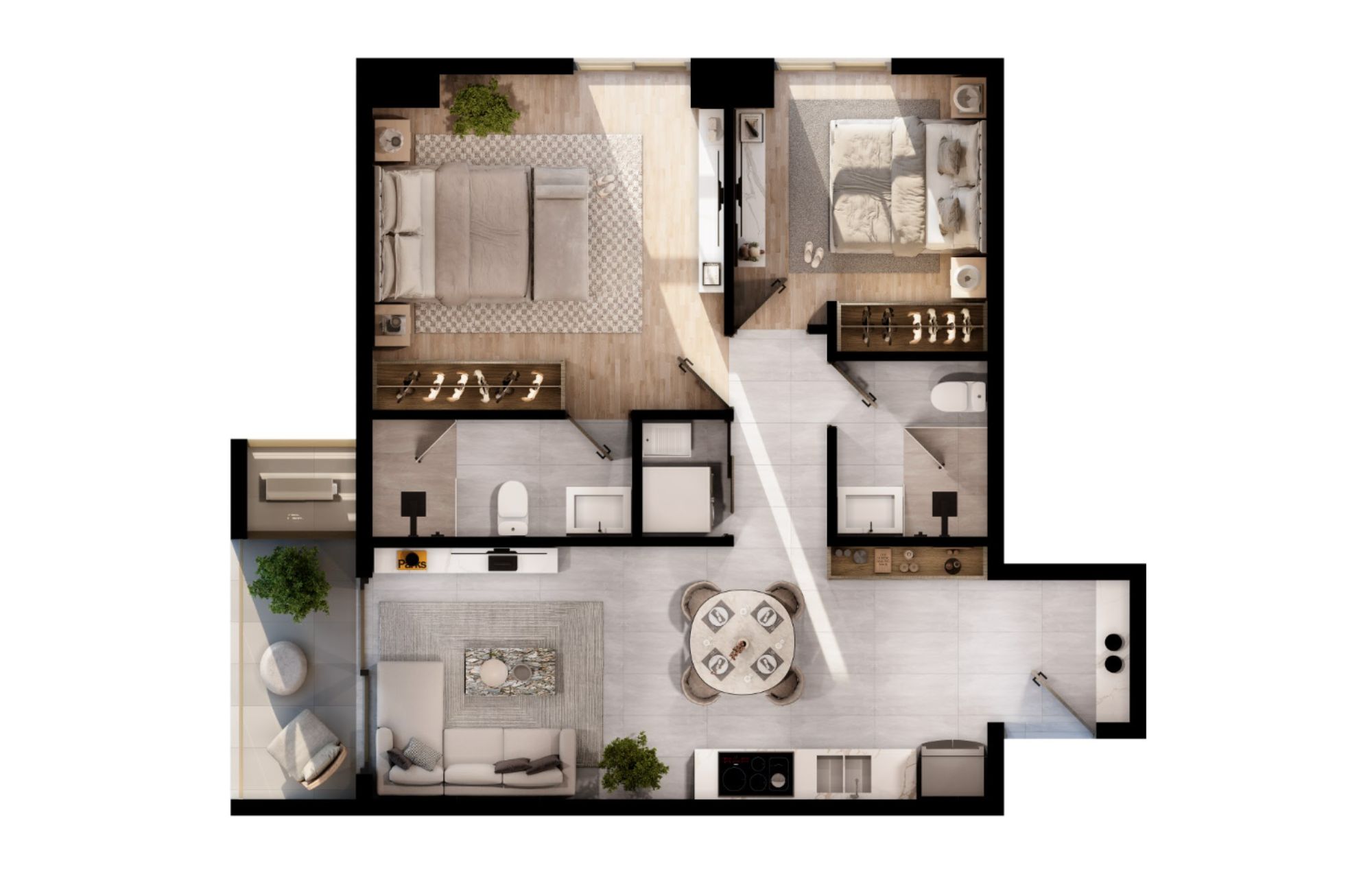 Condo with kids club, playground, pet park, and jogging trail, for sale