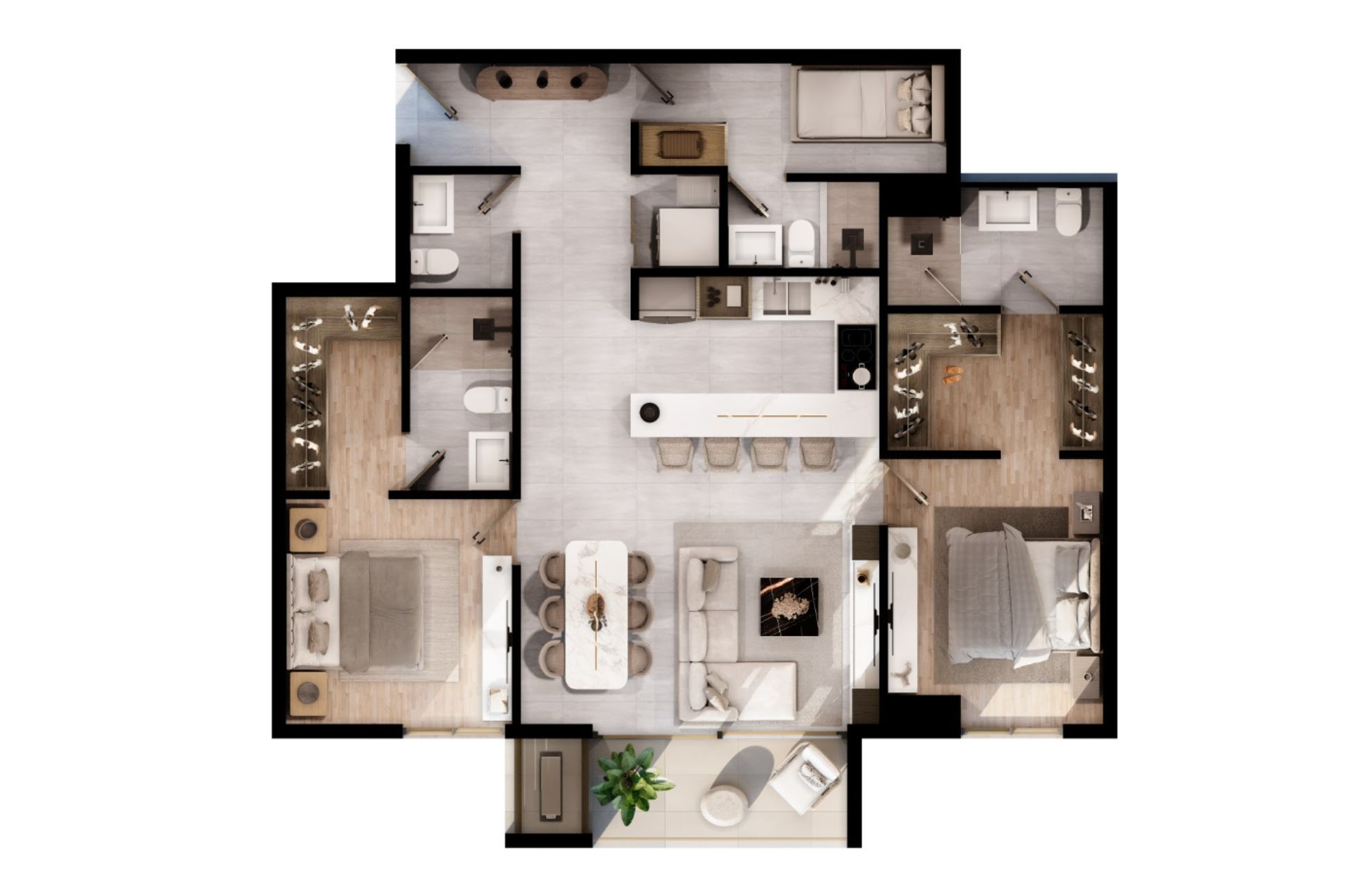 Condo with flex room, terrace, and spaces designed for your comfort, for sale
