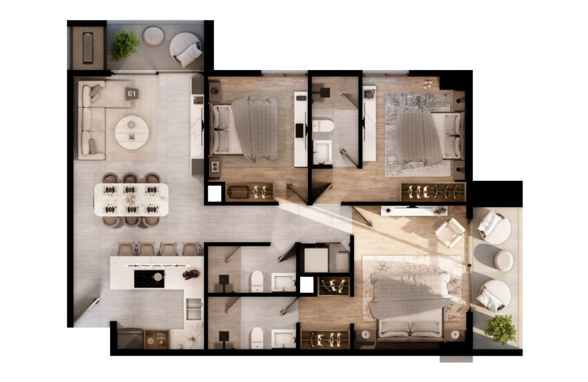 Condo with garden and exclusive amenities, for sale