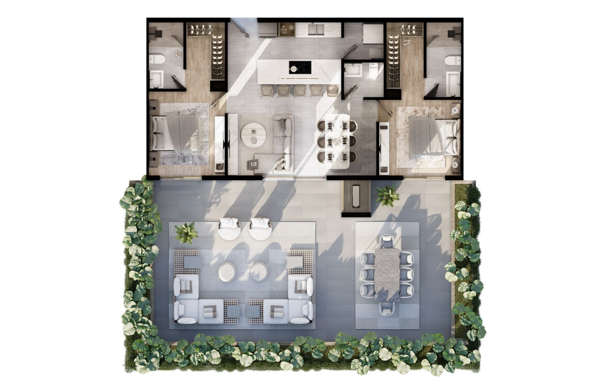 Condo with garden and exclusive amenities, for sale