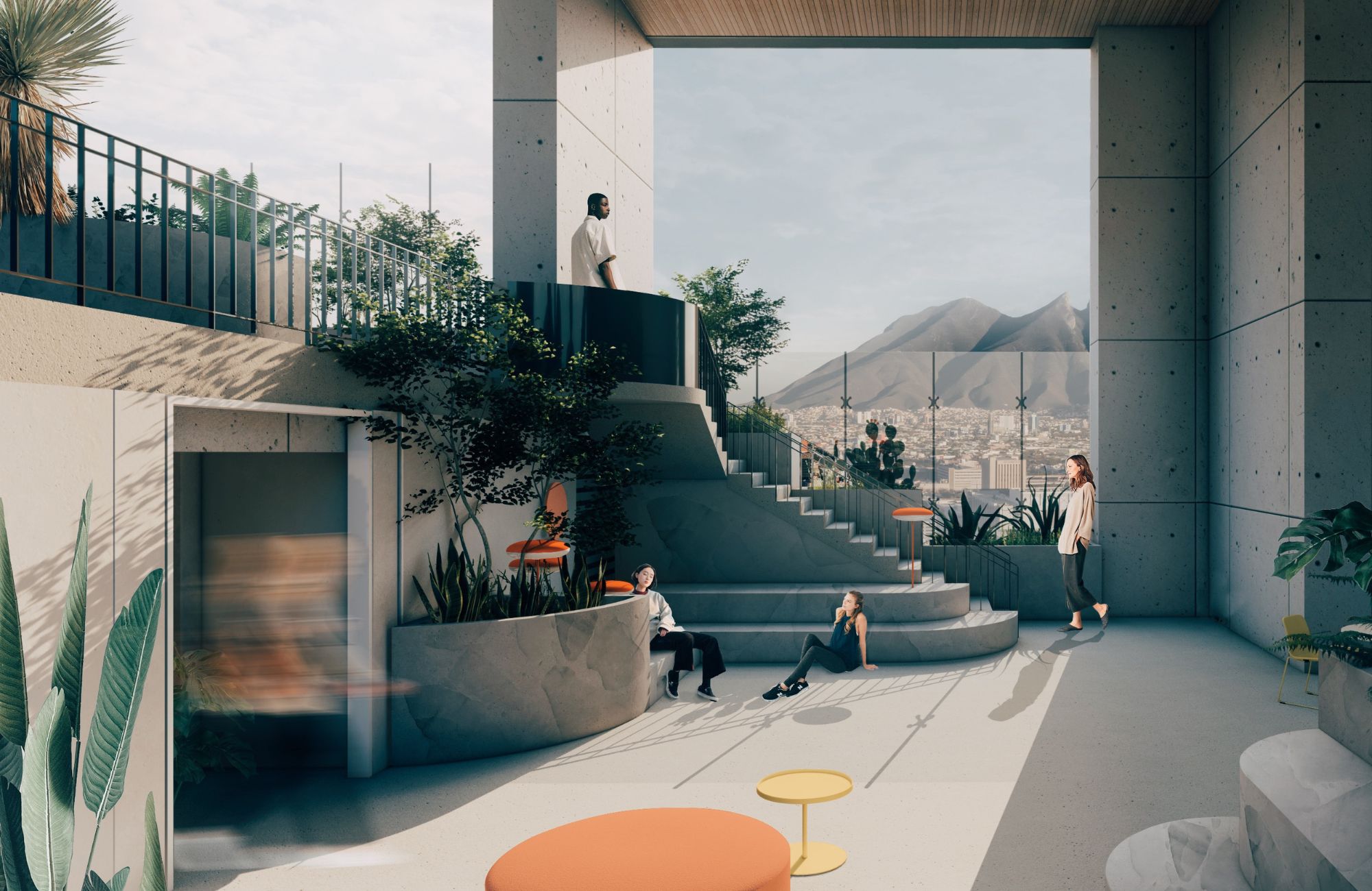 Apartment with balcony and city views, spa, cinema, for sale