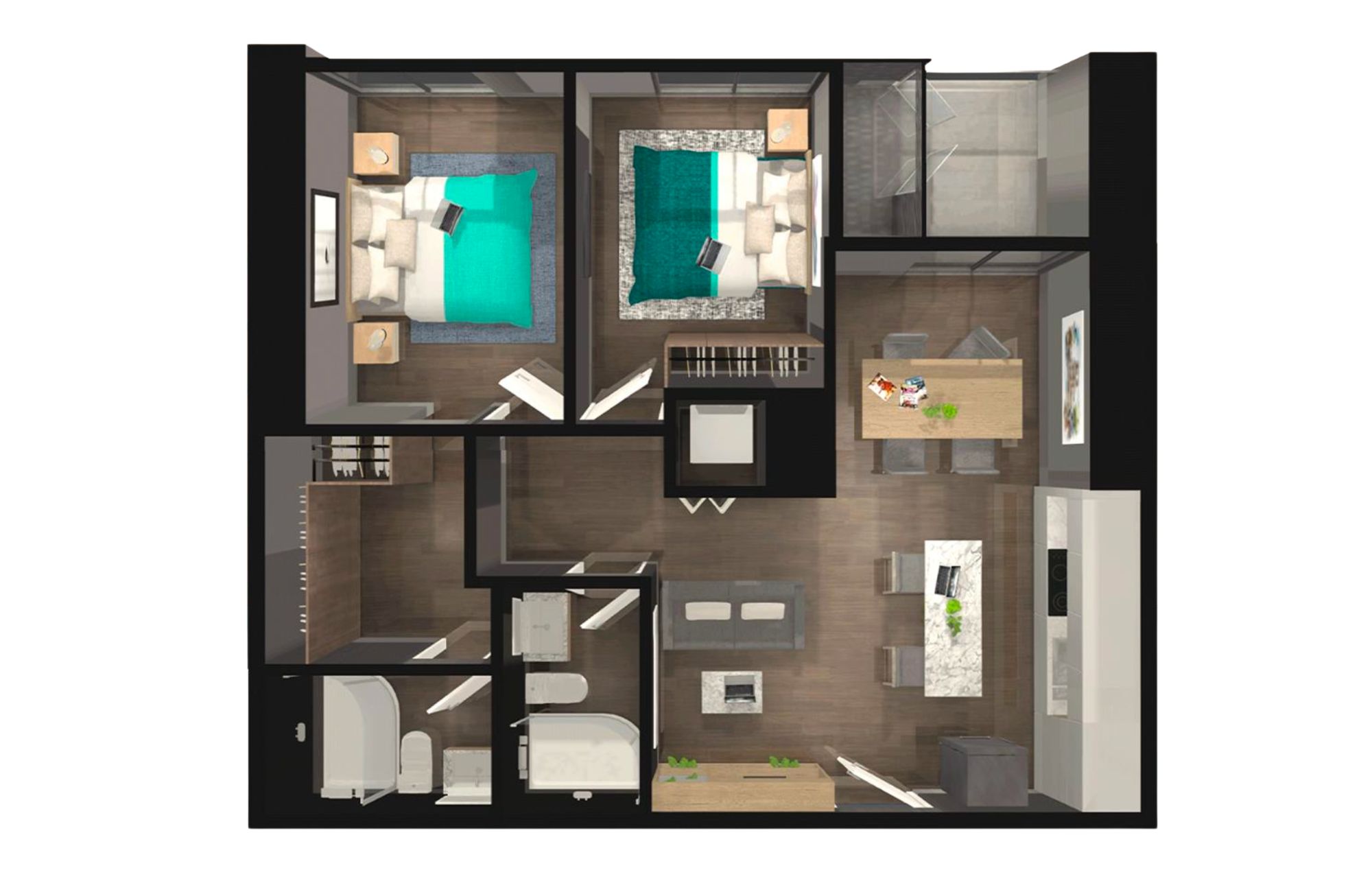 Condo with yoga area, game room, and resort-style movie theater, for sale