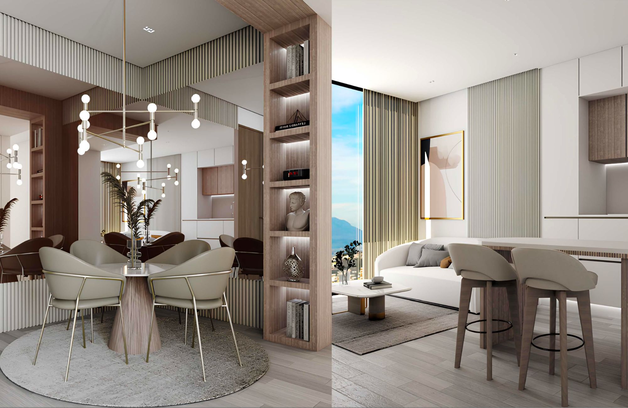 Condo with coworking space, game room, and panoramic terraces, for sale