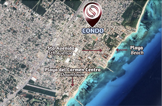 Apartment in Playacar,4 pools, playground for children, Pet zone, gym, clubhouse, restaurant, terrace bar, concierge and more, for sale in P