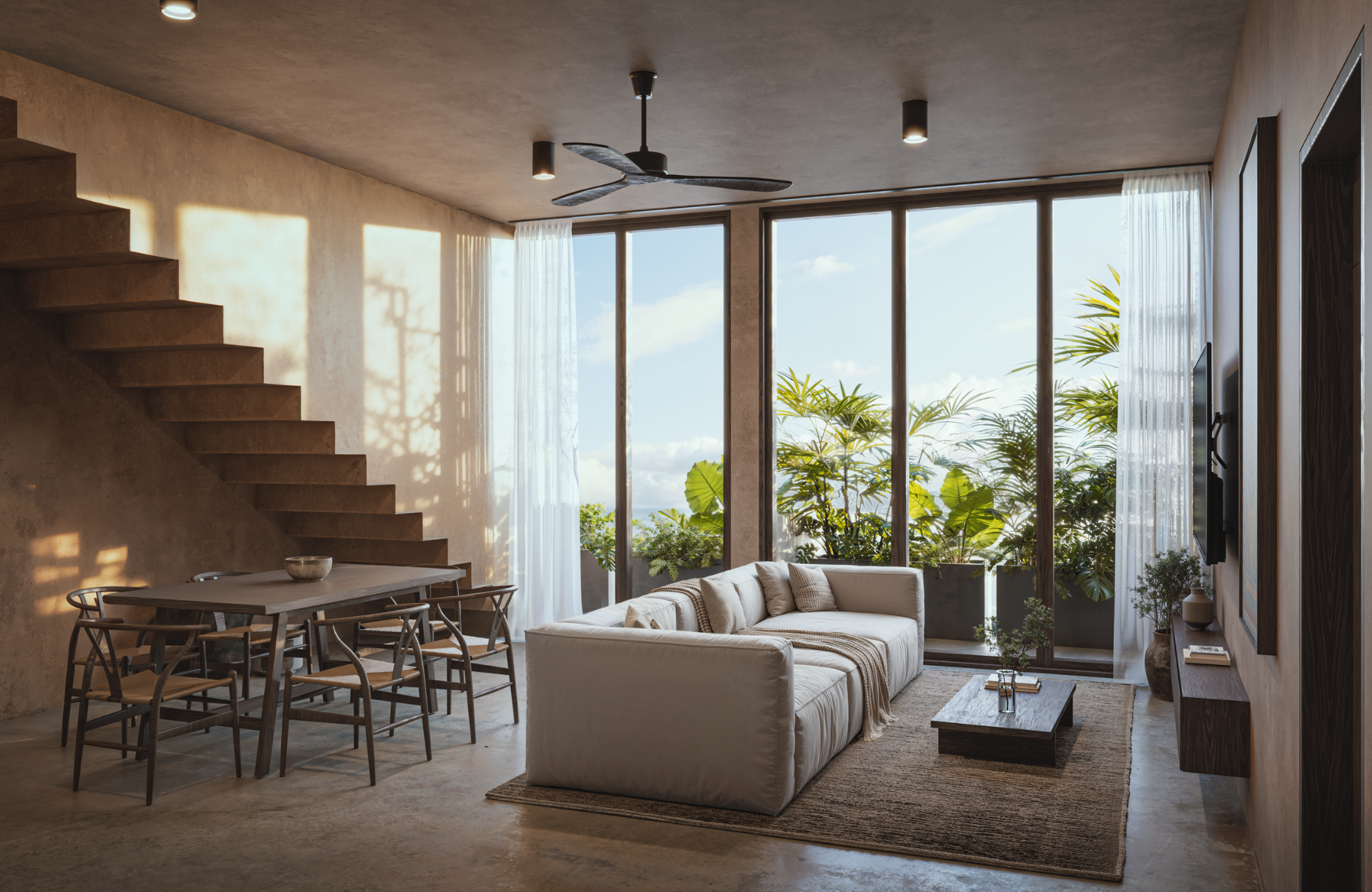 Apartment in Playacar,4 pools, playground for children, Pet zone, gym, clubhouse, restaurant, terrace bar, concierge and more, for sale in P