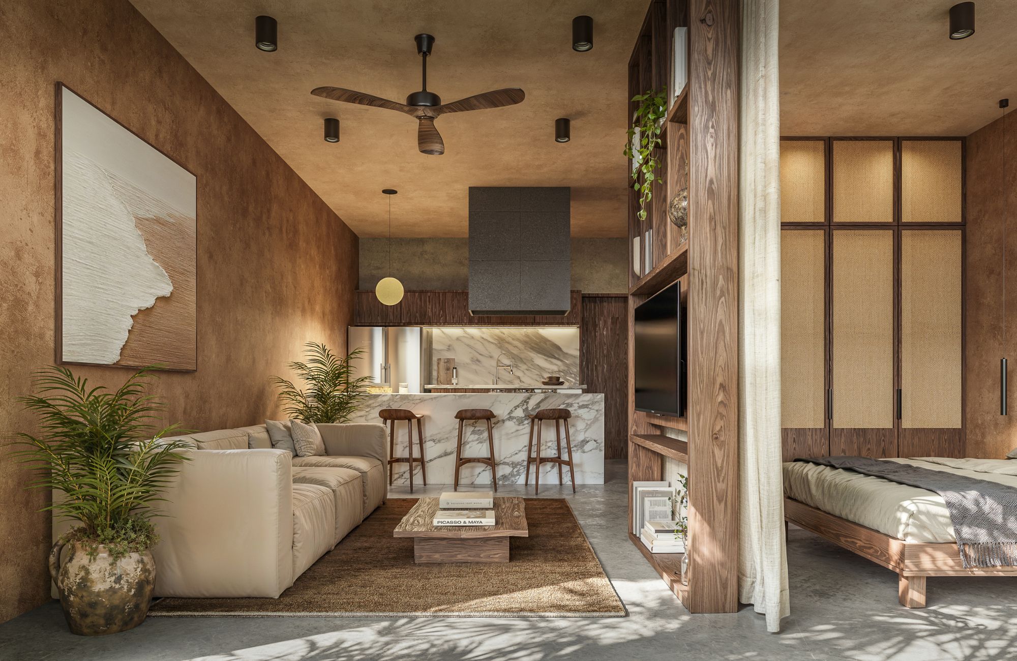 Golf course condominium, with clubhouse, cenotes, beach club, recreational parks, pre-construction for sale Playa del Carmen.