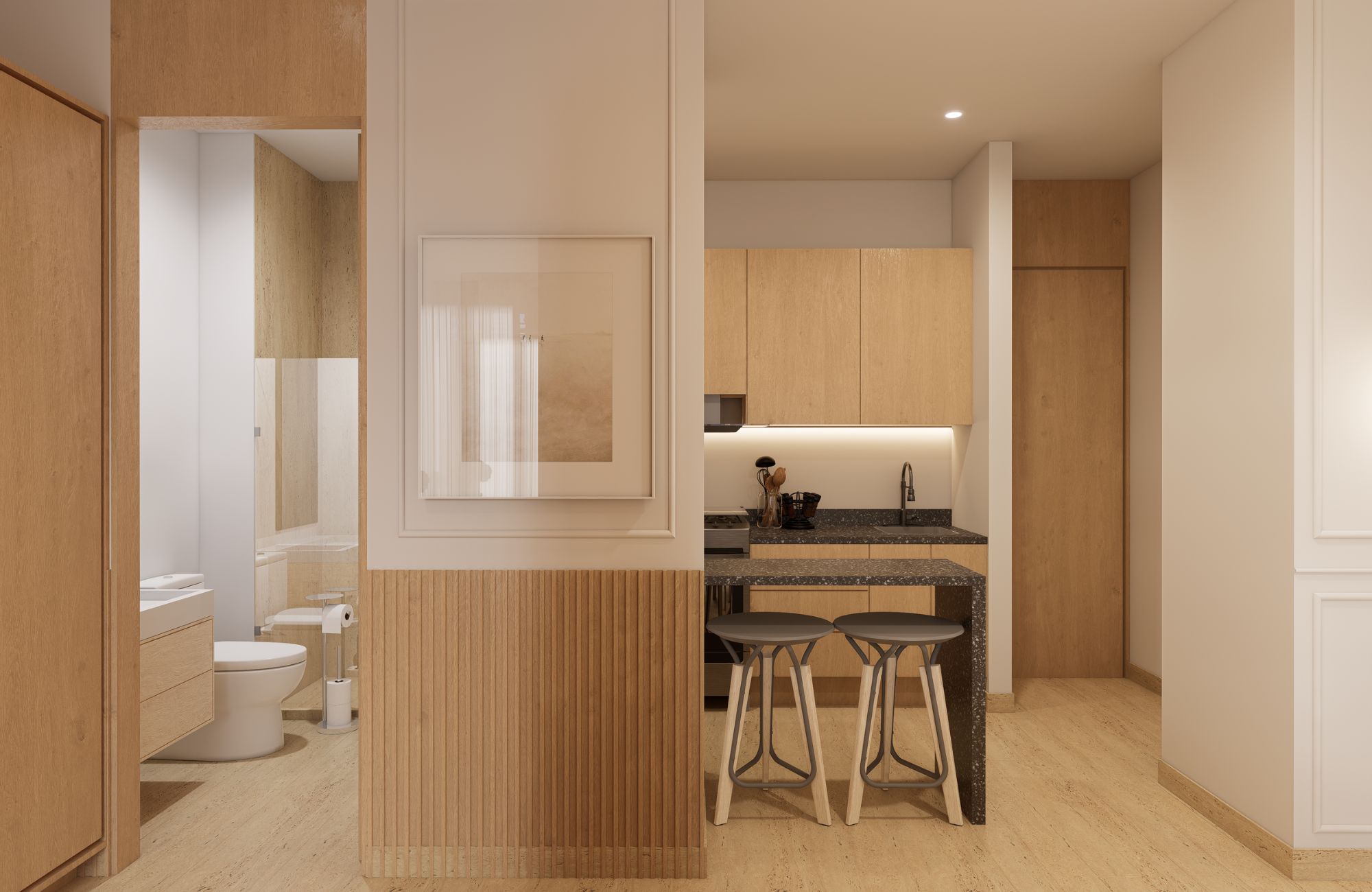 Studio with terrace and spa, pre-construction for sale, Reforma, Mexico City