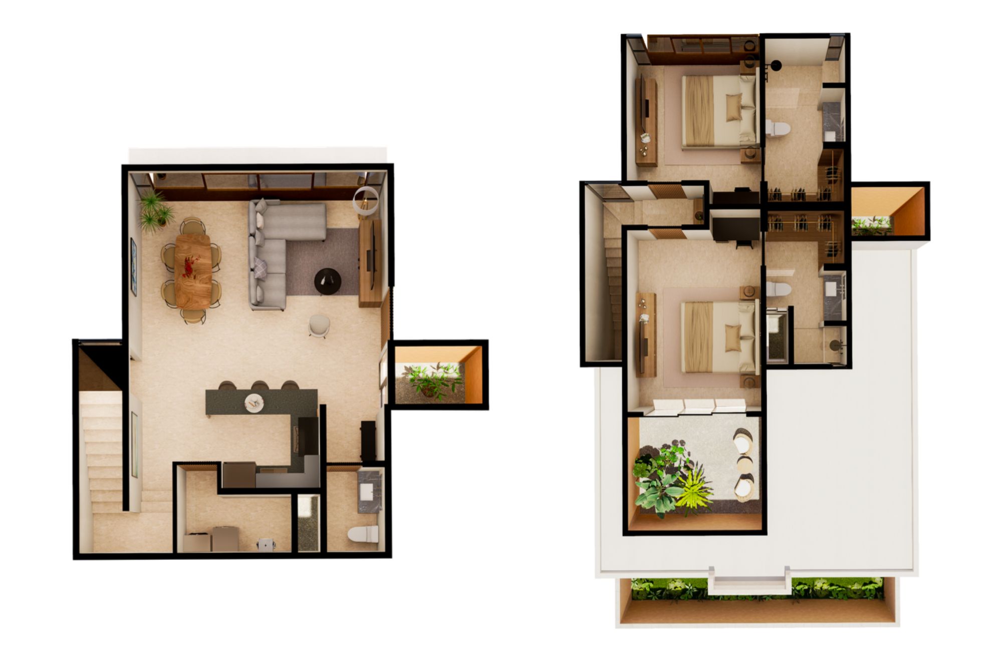 Ocean View Apartment with Private Pool for Sale in San Benito, Yucat&aacute;n