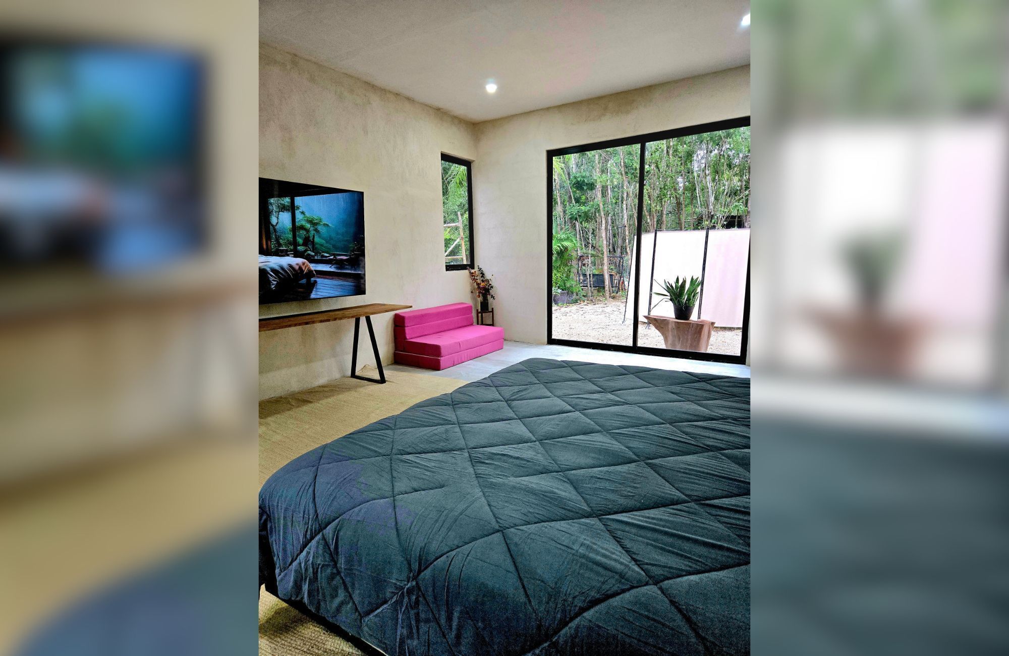 Luxury house with private pool, Green views, clubhouse with sports fields, in gated community Aqua, Cancun, for sale.