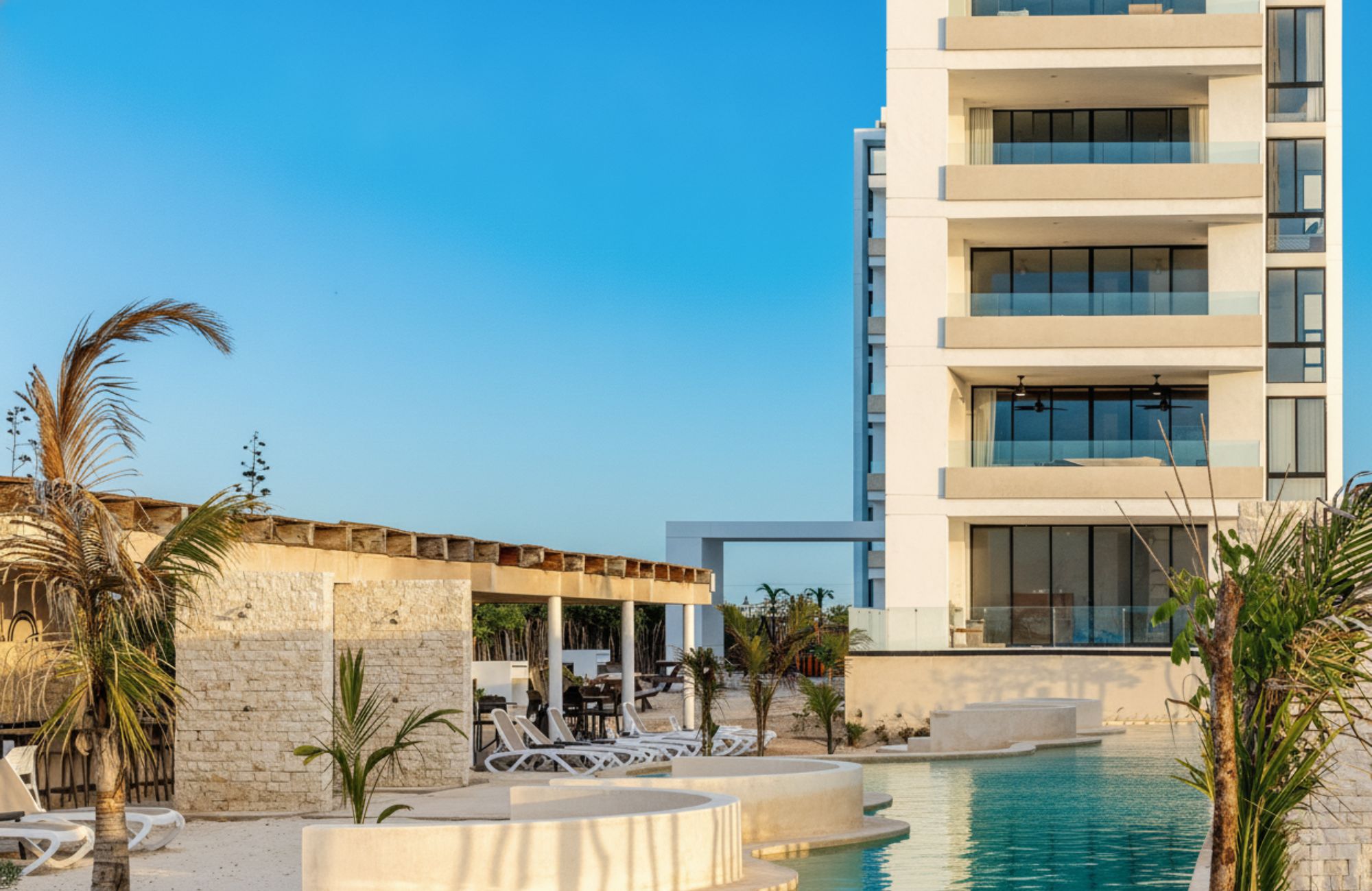 Condominio de lujo frente al mar en venta, Chicxulub Puerto, Yucat&aacute;n