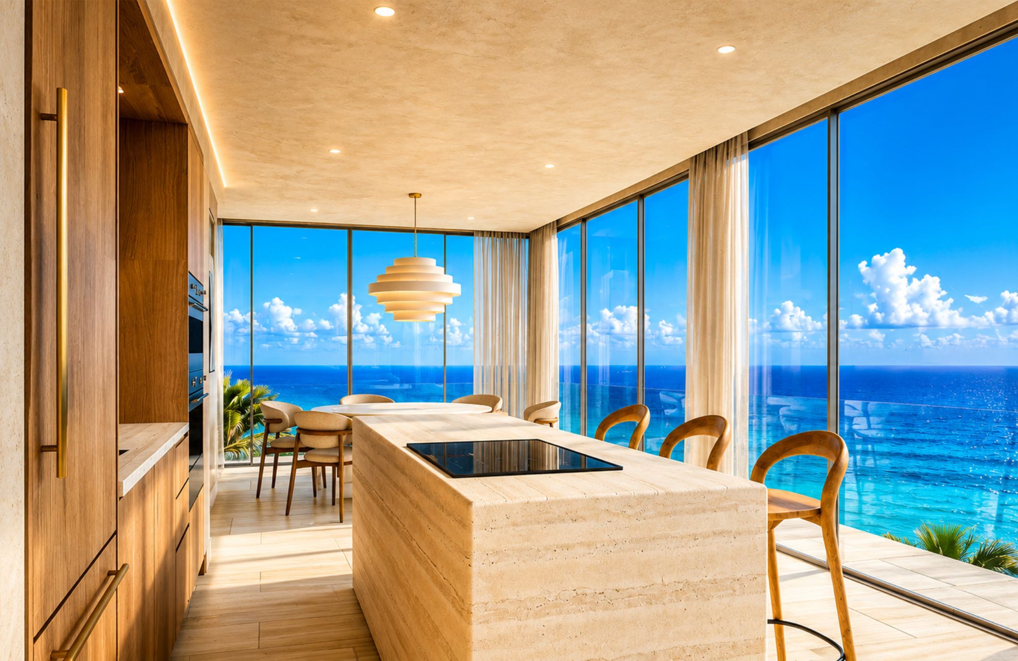 Oceanfront condominium with pool, beach club, and gym, for sale