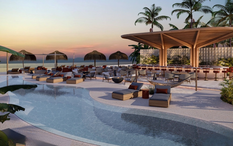 Oceanfront condo with private event space, for sale