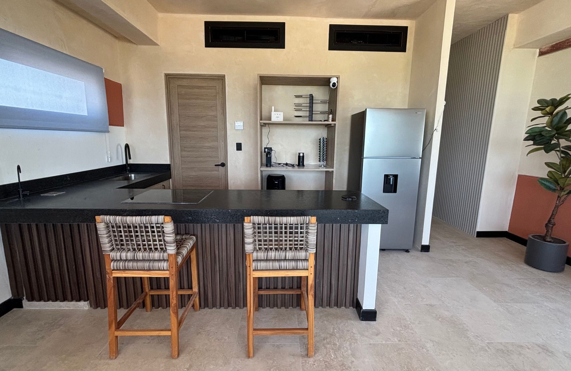 Steps from the beach condominium pool, Chicxulub Puerto, for sale, M&eacute;rida