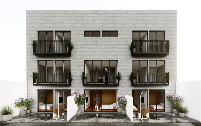 Departamento con balc&oacute;n, roof garden y patio, en venta