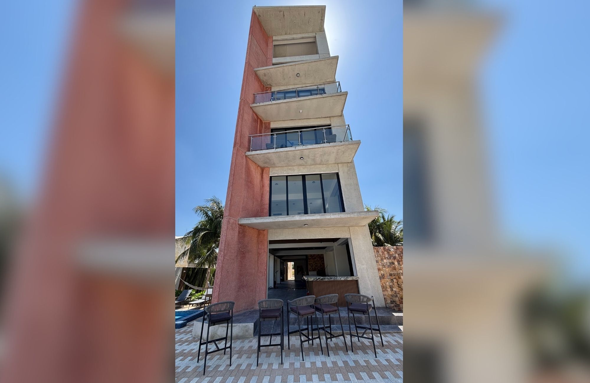 Apartment with ocean view pool and more amenities for sale San Crisanto Yucatan.