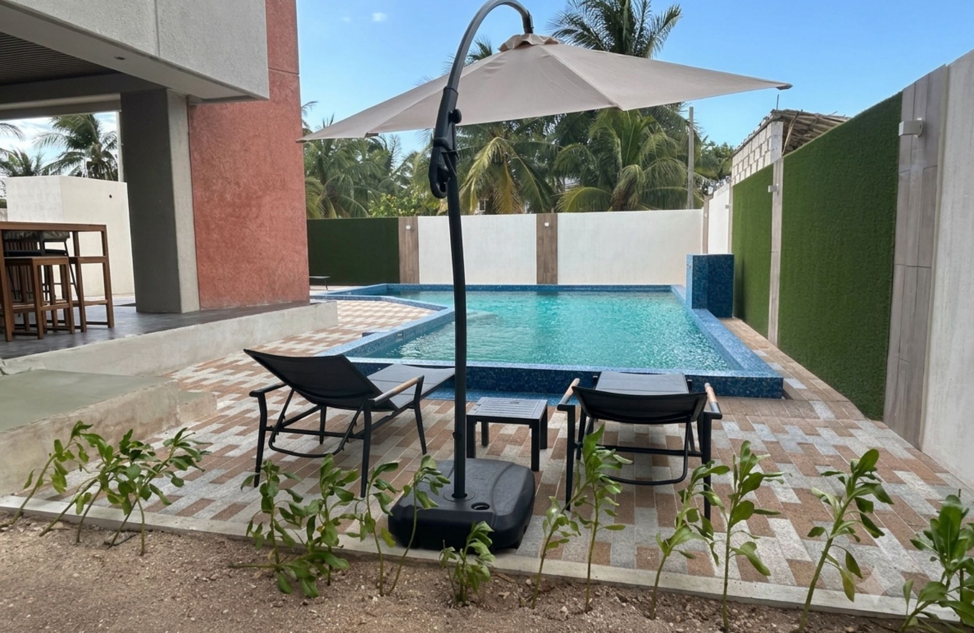 Apartment with ocean view pool and more amenities for sale San Crisanto Yucatan.