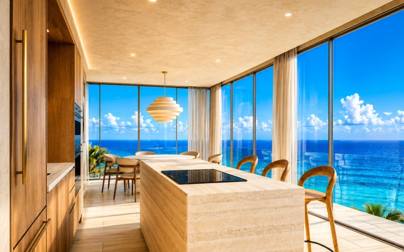 Penthouse frente al mar con rooftop privado, Servicios de concierge, en venta