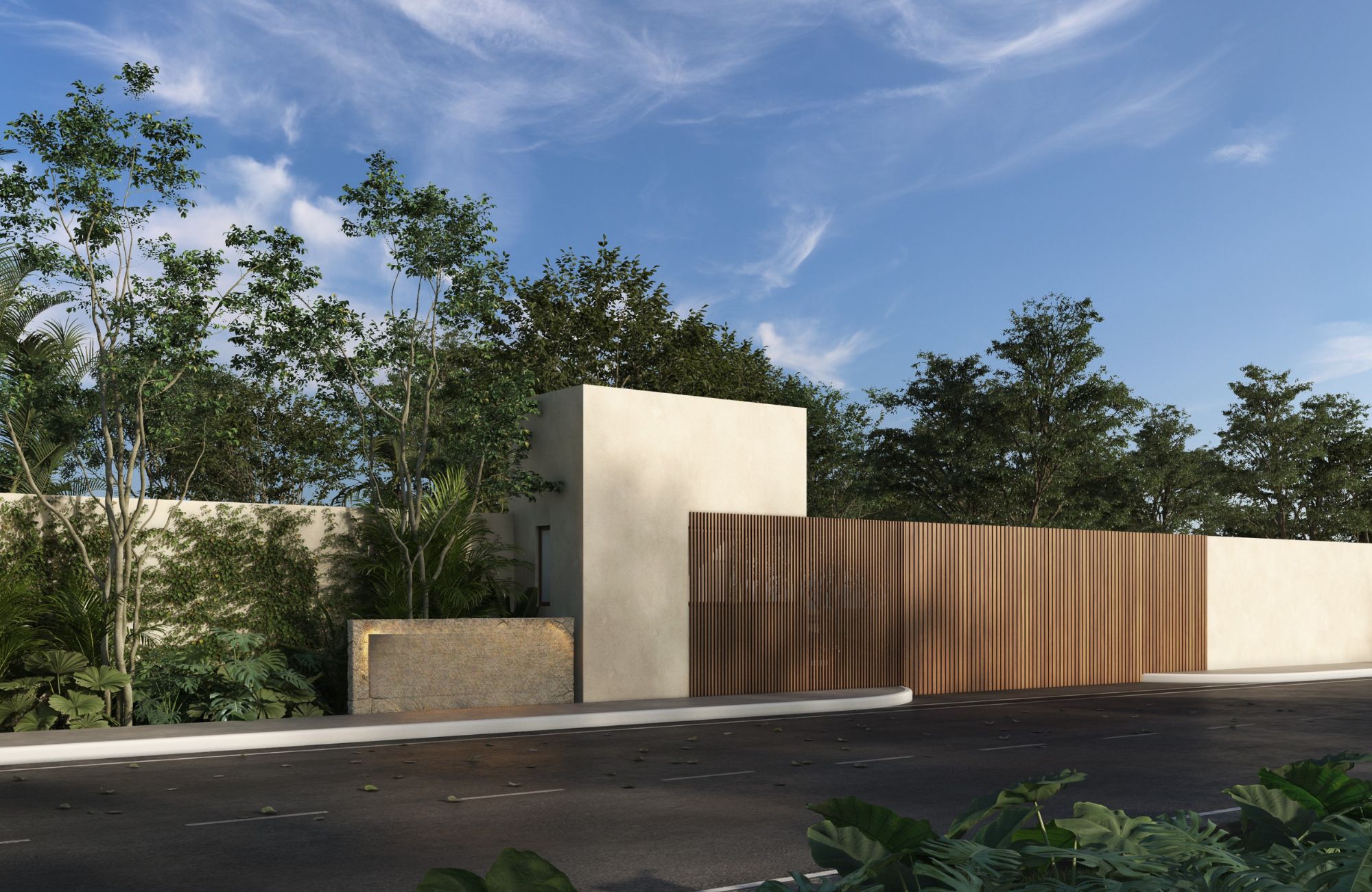 Single-family lot in Los Almendros Residential, for sale, Playa del Carmen.