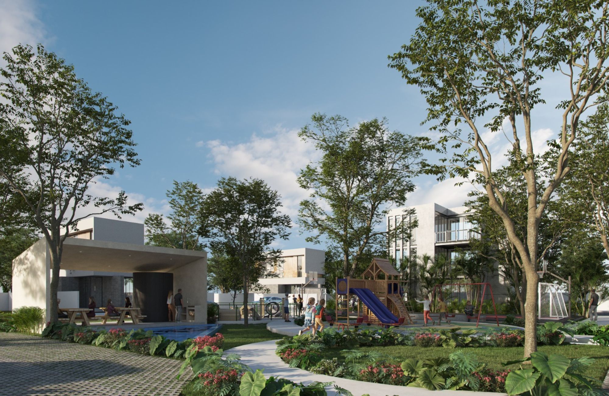 Single-Family Residential Lot for Sale in Corasol Gated Community, Playa del Carmen