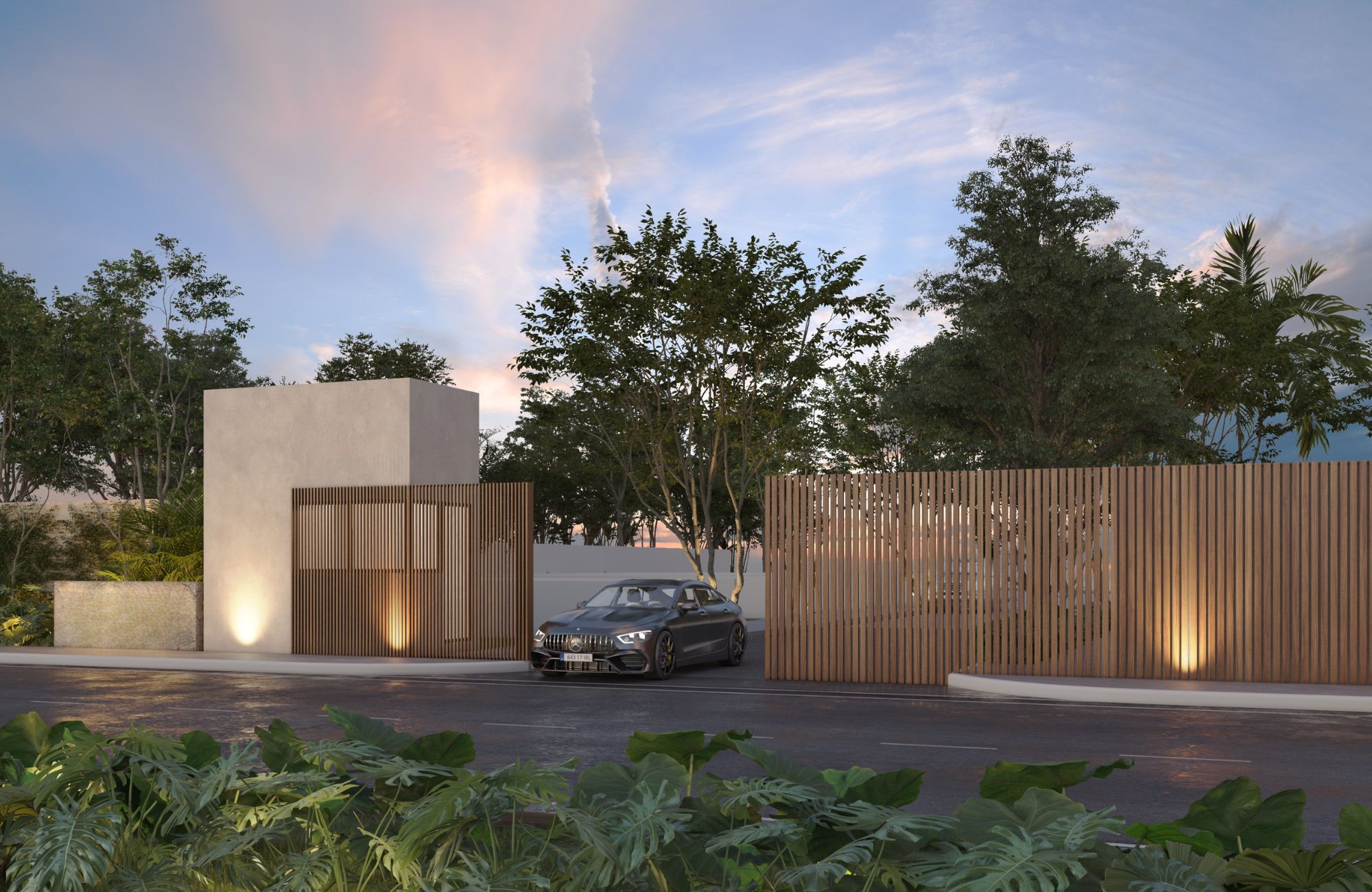 Single-Family Residential Lot for Sale in Corasol Gated Community, Playa del Carmen