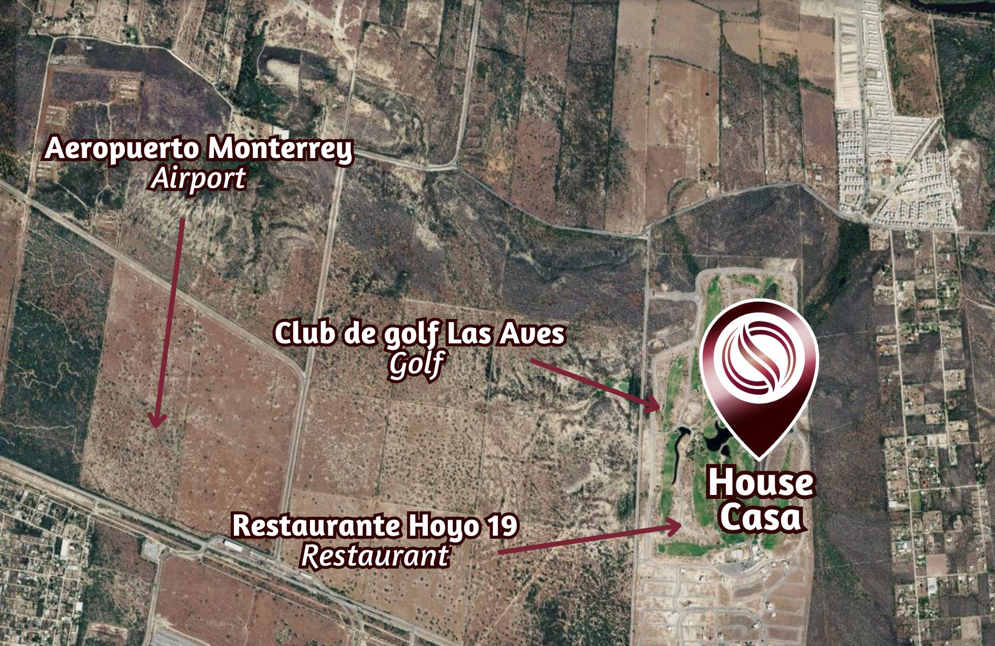 Casa de una planta dentro de un campo de golf con alberca privada y amenidades