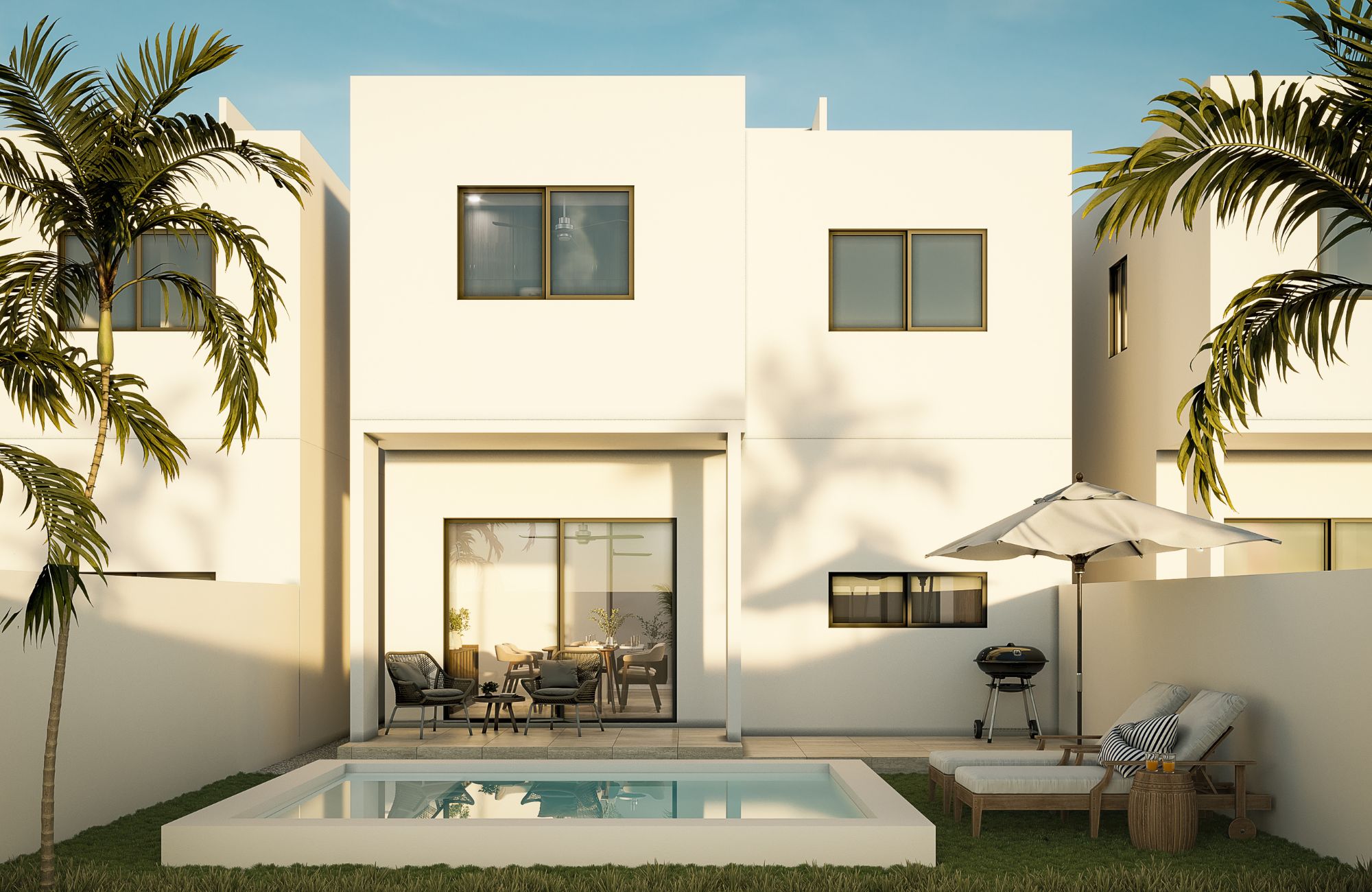 House with garden and large terrace, for sale, Real Montejo, M&eacute;rida