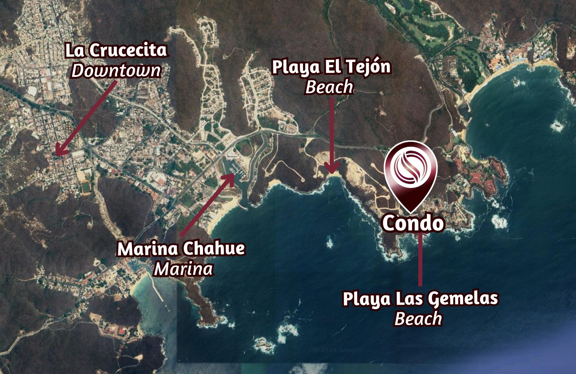 Ocean View Apartment, Direct Beach Access, for Sale, El Arrocito, Huatulco