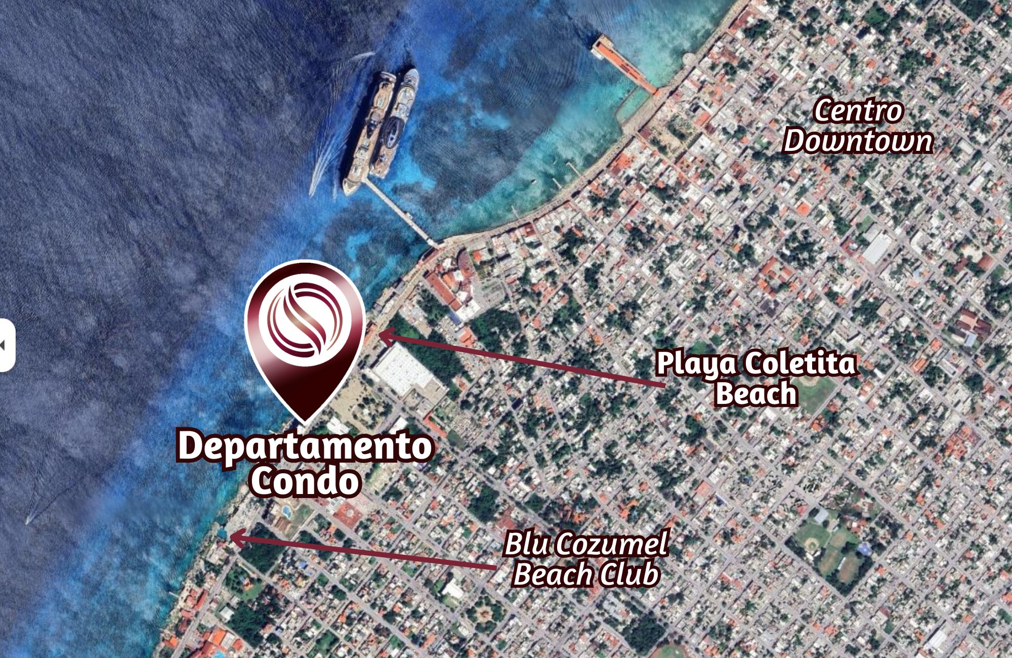 Oceanfront Apartment, Jacuzzi, Gym, Pre-construction, Sea Boardwalk, Cozumel