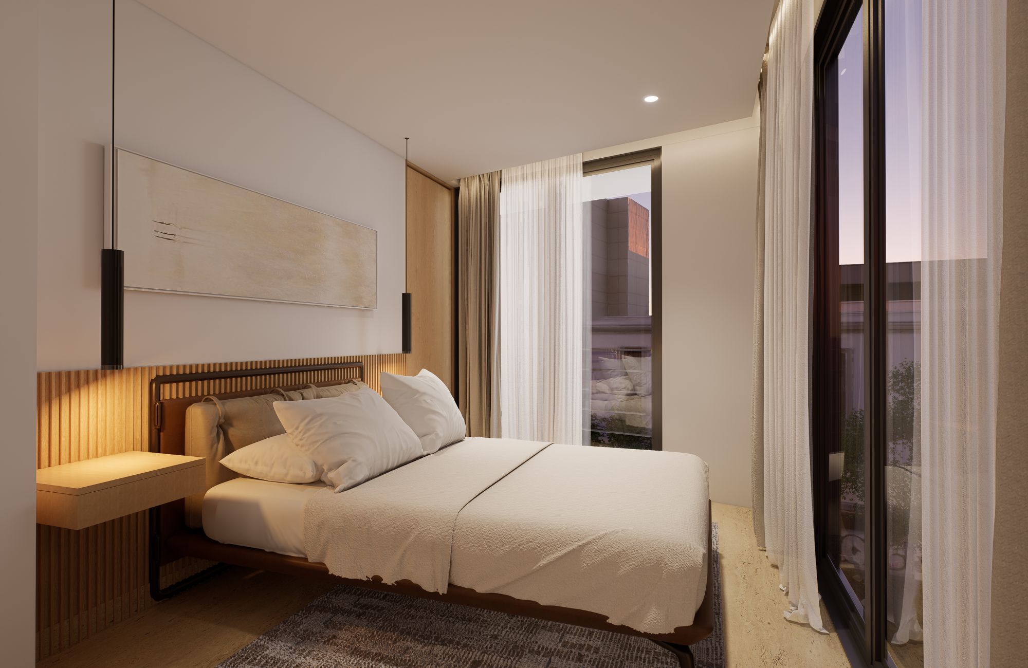 Apartment, street view, roof garden and coworking, for sale