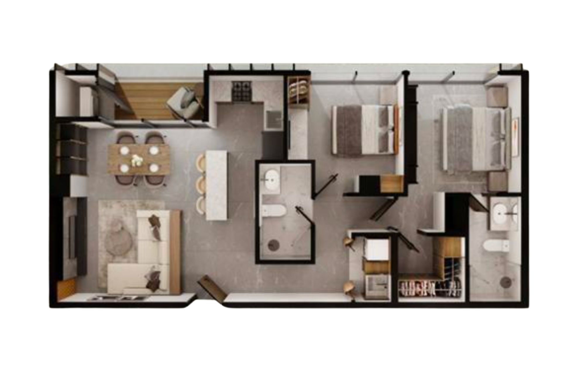 Condo with lap pool and gym, for sale
