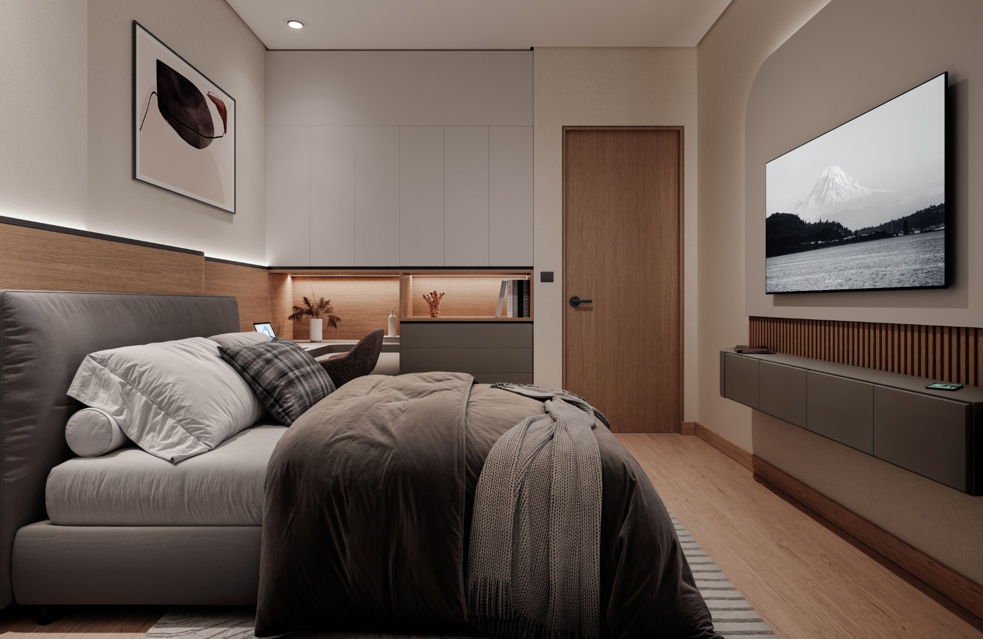 Condo with flex space, walk-in closet and balcony, for sale