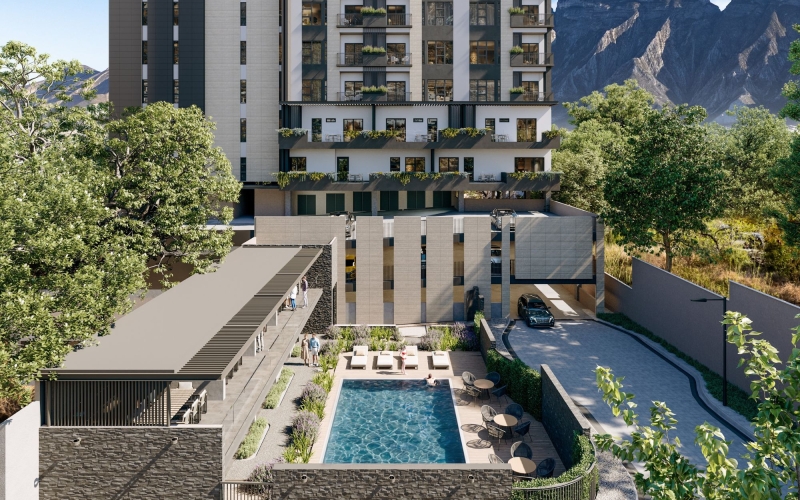 Condo with private terrace, BBQ area and exclusive amenities for sale