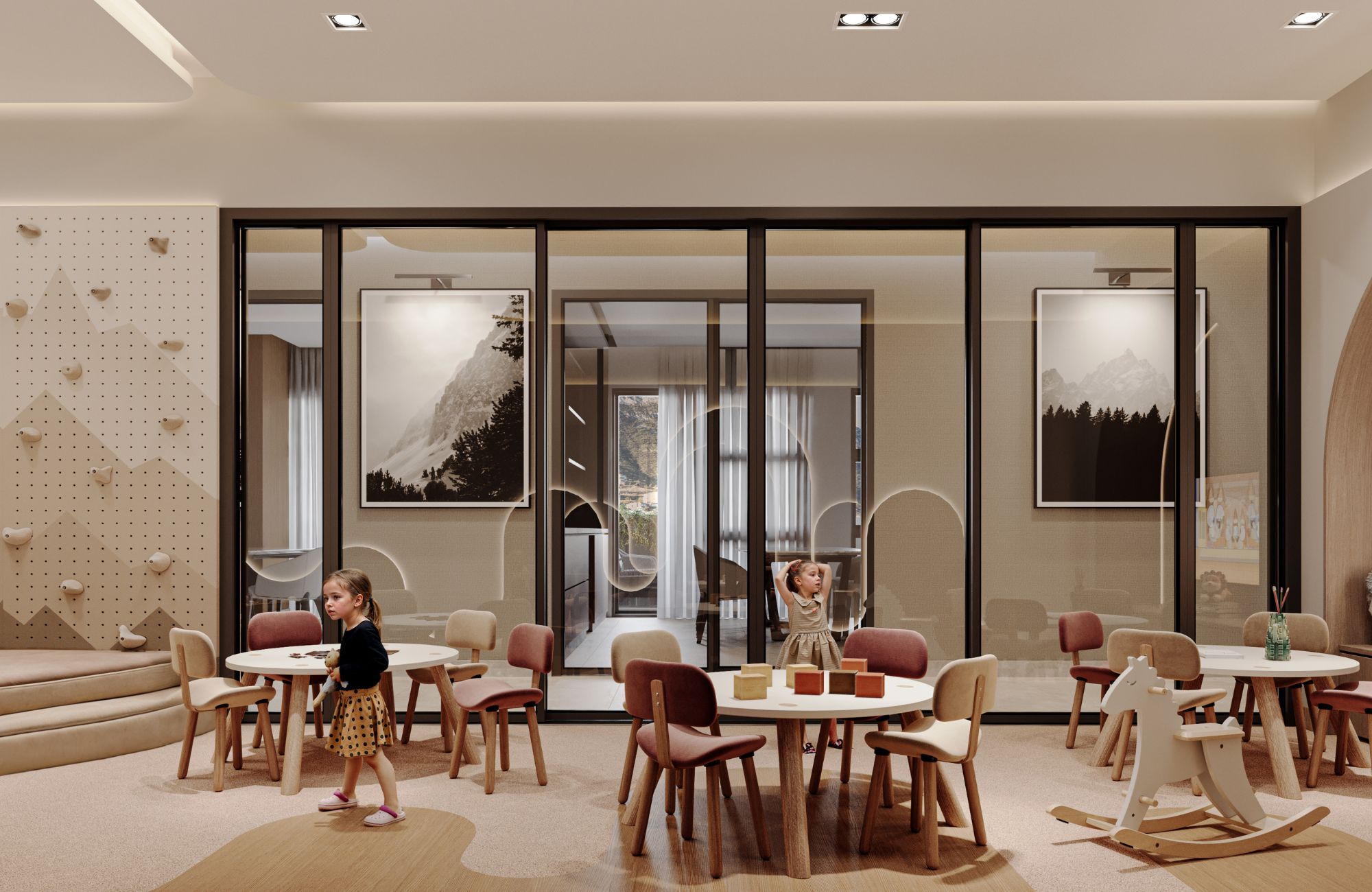 Penthouse with private balcony, pool, and coworking for sale