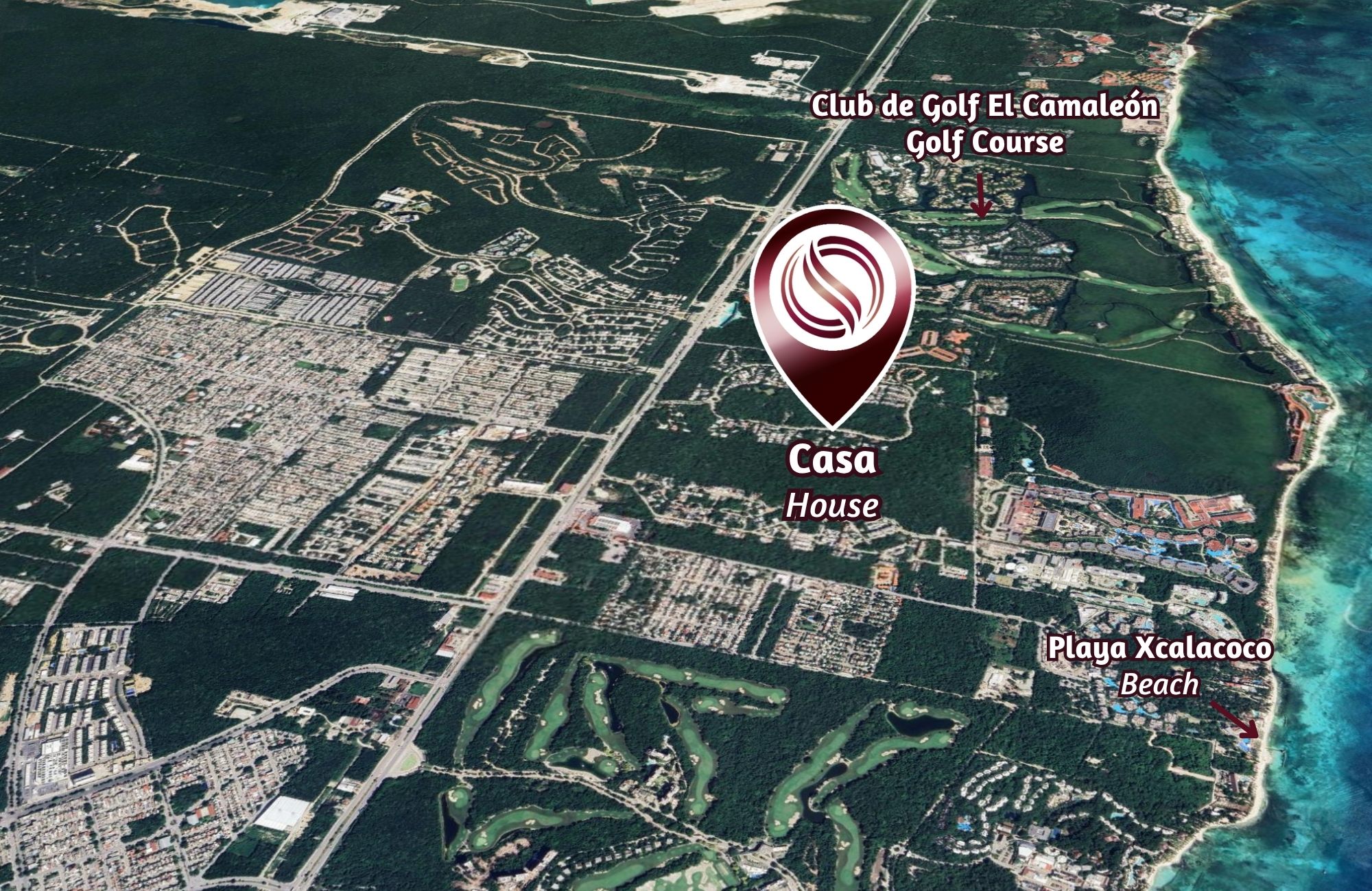 House for sale with cenotes and outpatient medical center, Xpu-ha, Quintana Roo