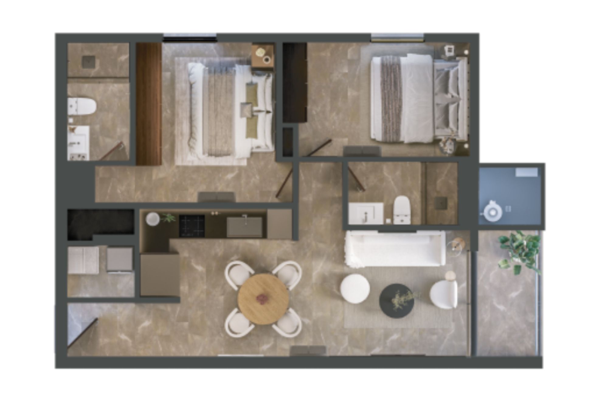 3 bedroom condo with spacious interiors, for sale