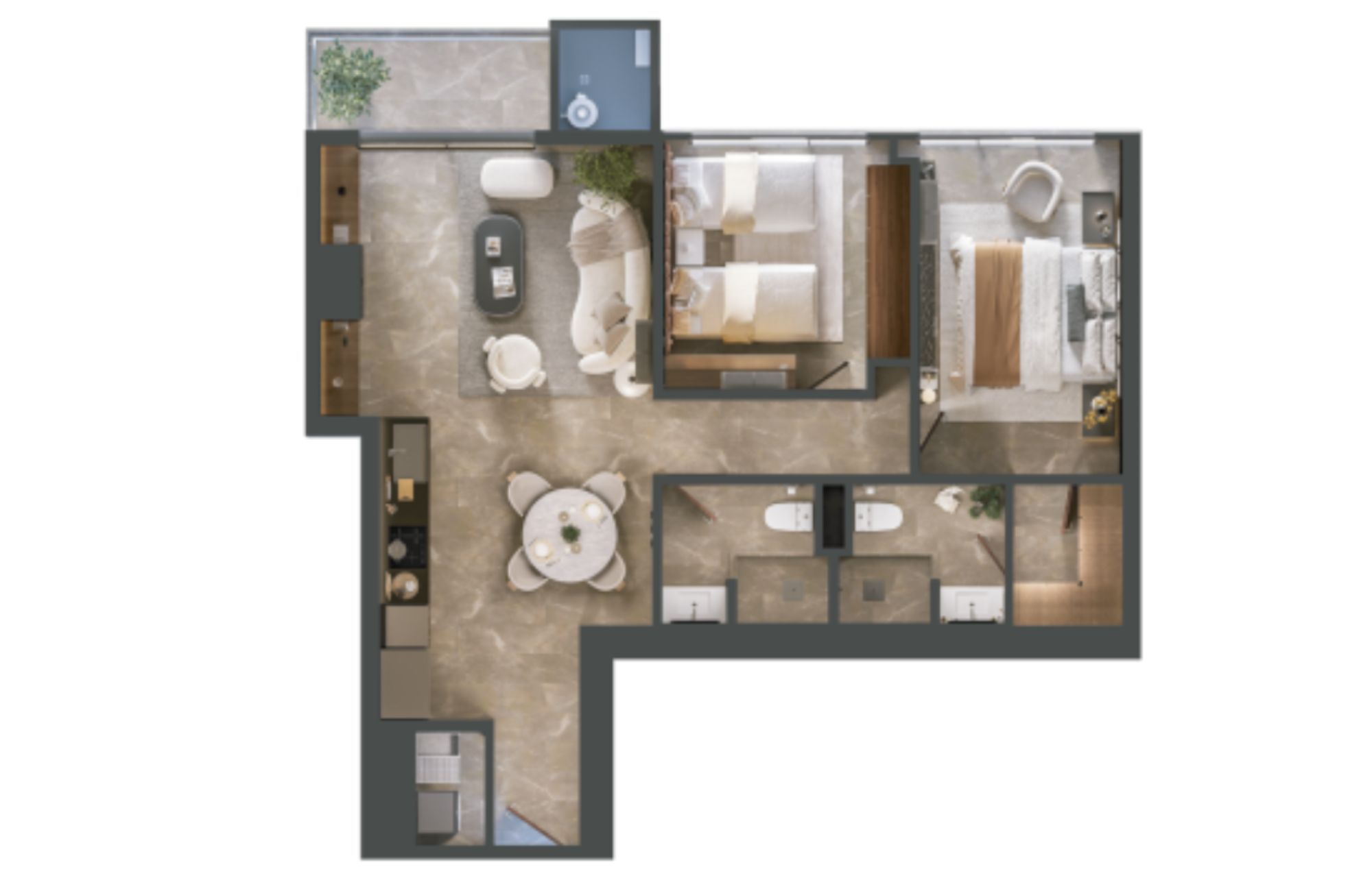 Condo with lap pool and gym, for sale