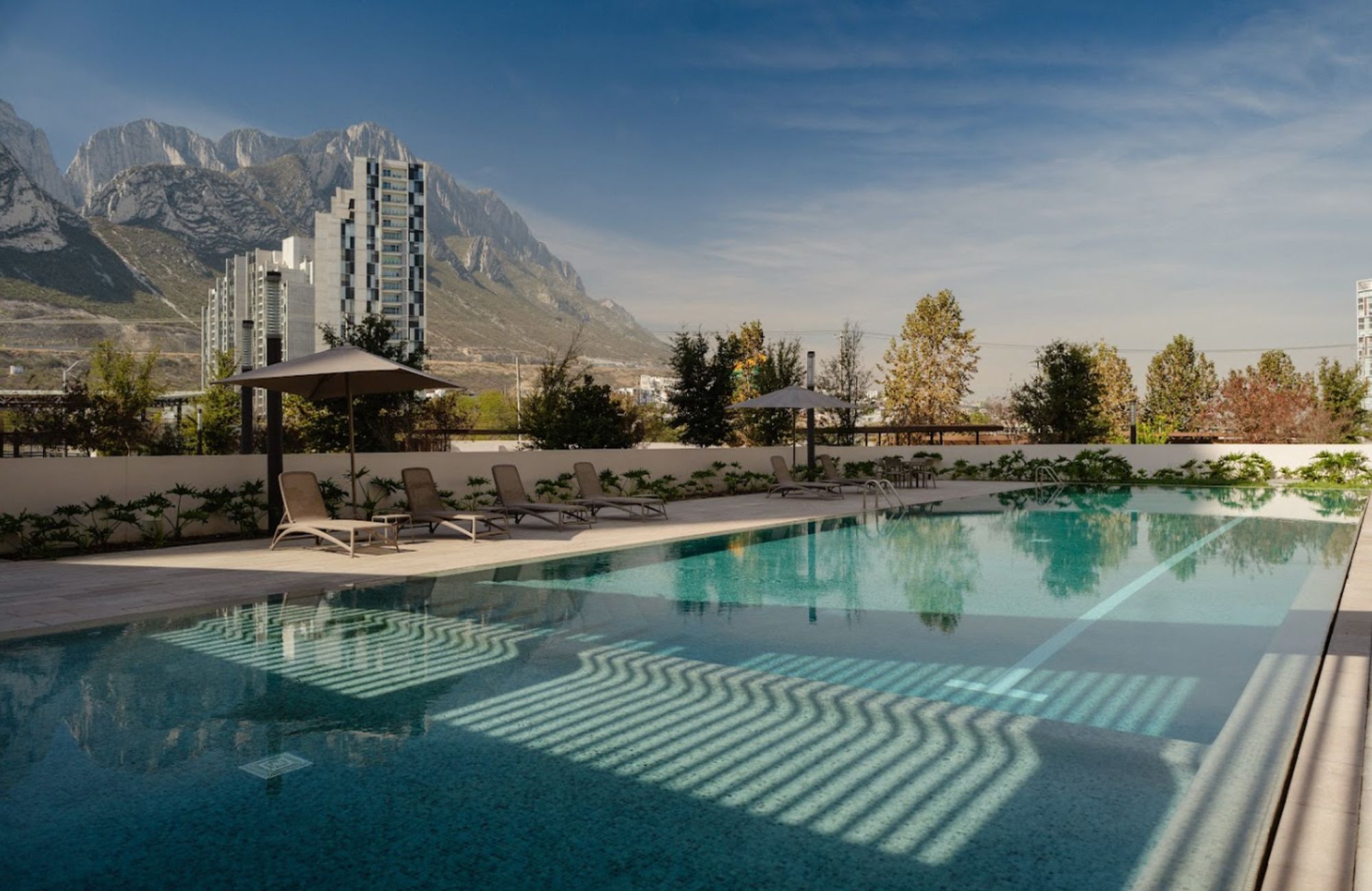 Condo with balcony, swimming pool, interactive water features, for sale