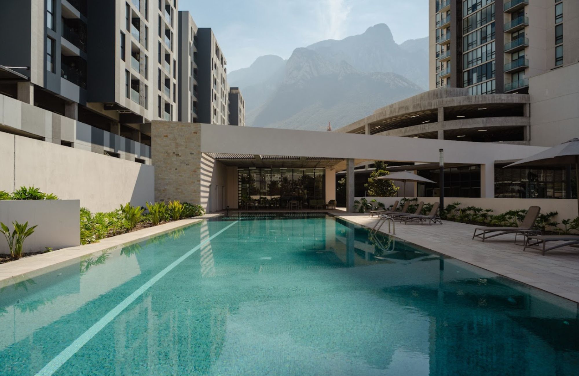 Condo with balcony, swimming pool, interactive water features, for sale