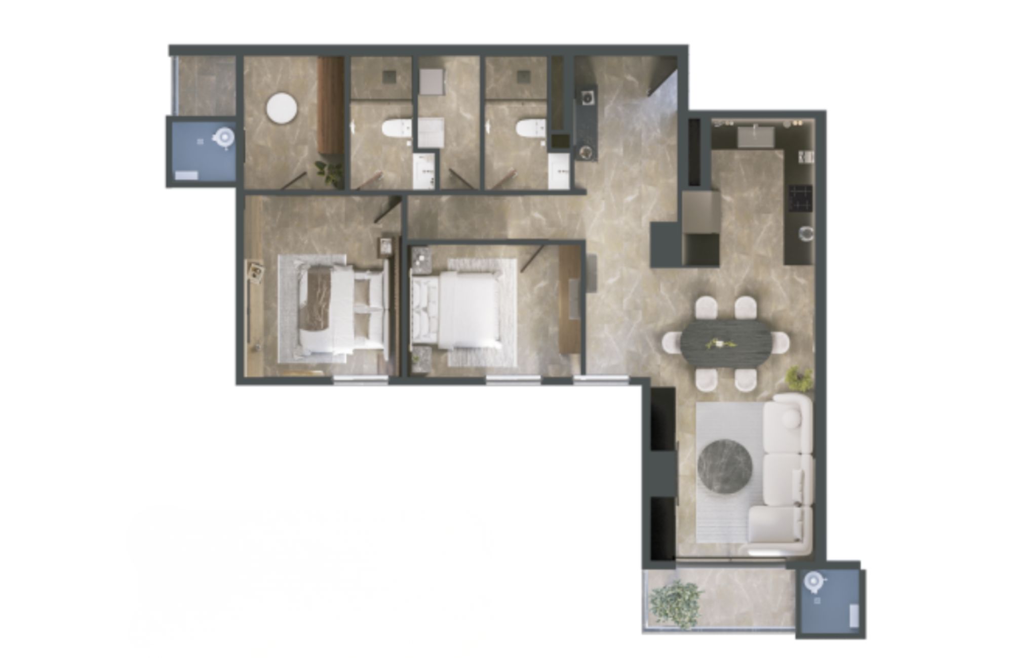 Condo for sale with a rooftop, swimming pool, garden, bar, and billiards lounge