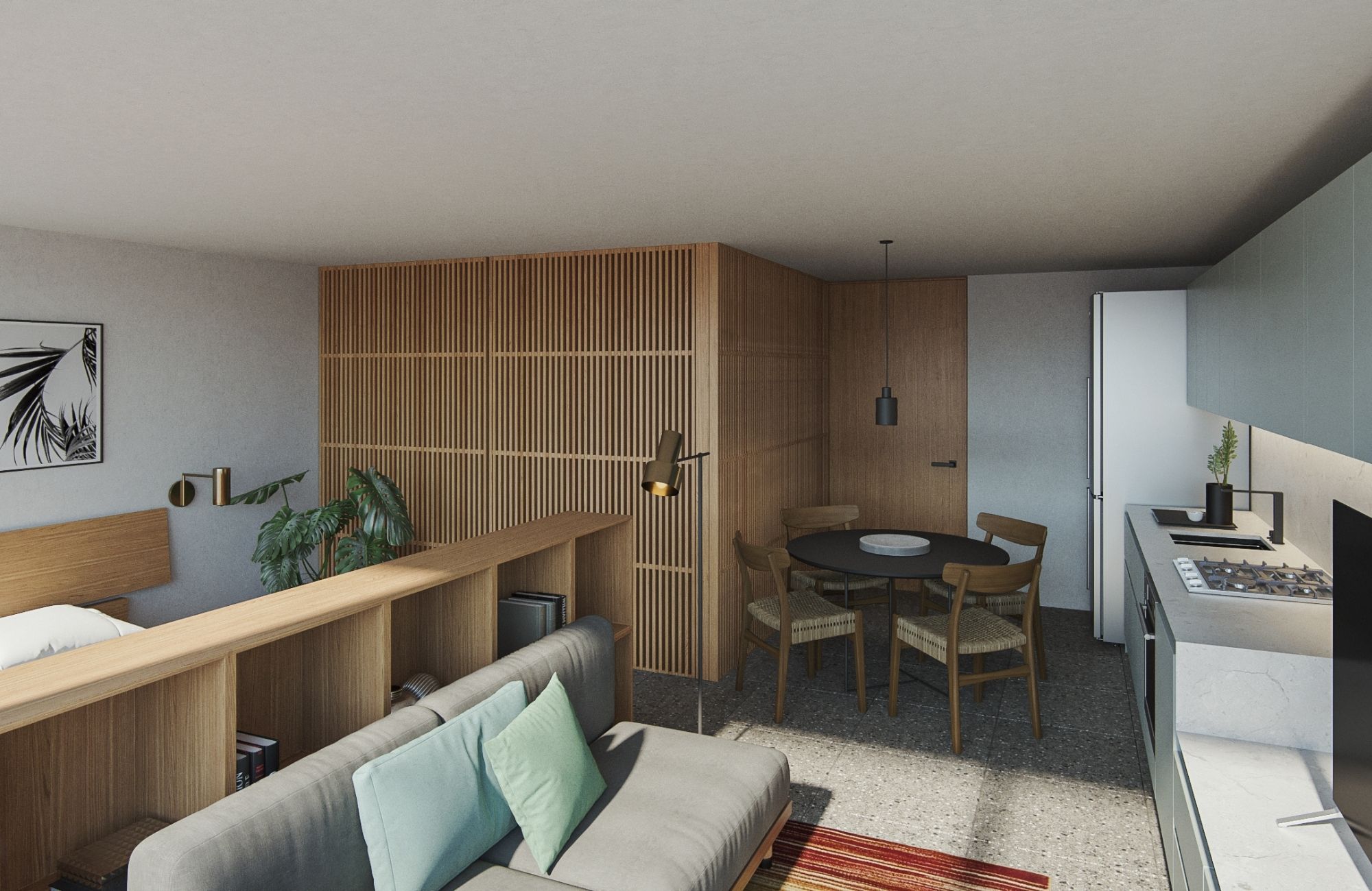 Condo with 2 parking spaces, swimming lane, gym, playground, green areas, pre-construction, for sale in Santa Fe, Mexico City.