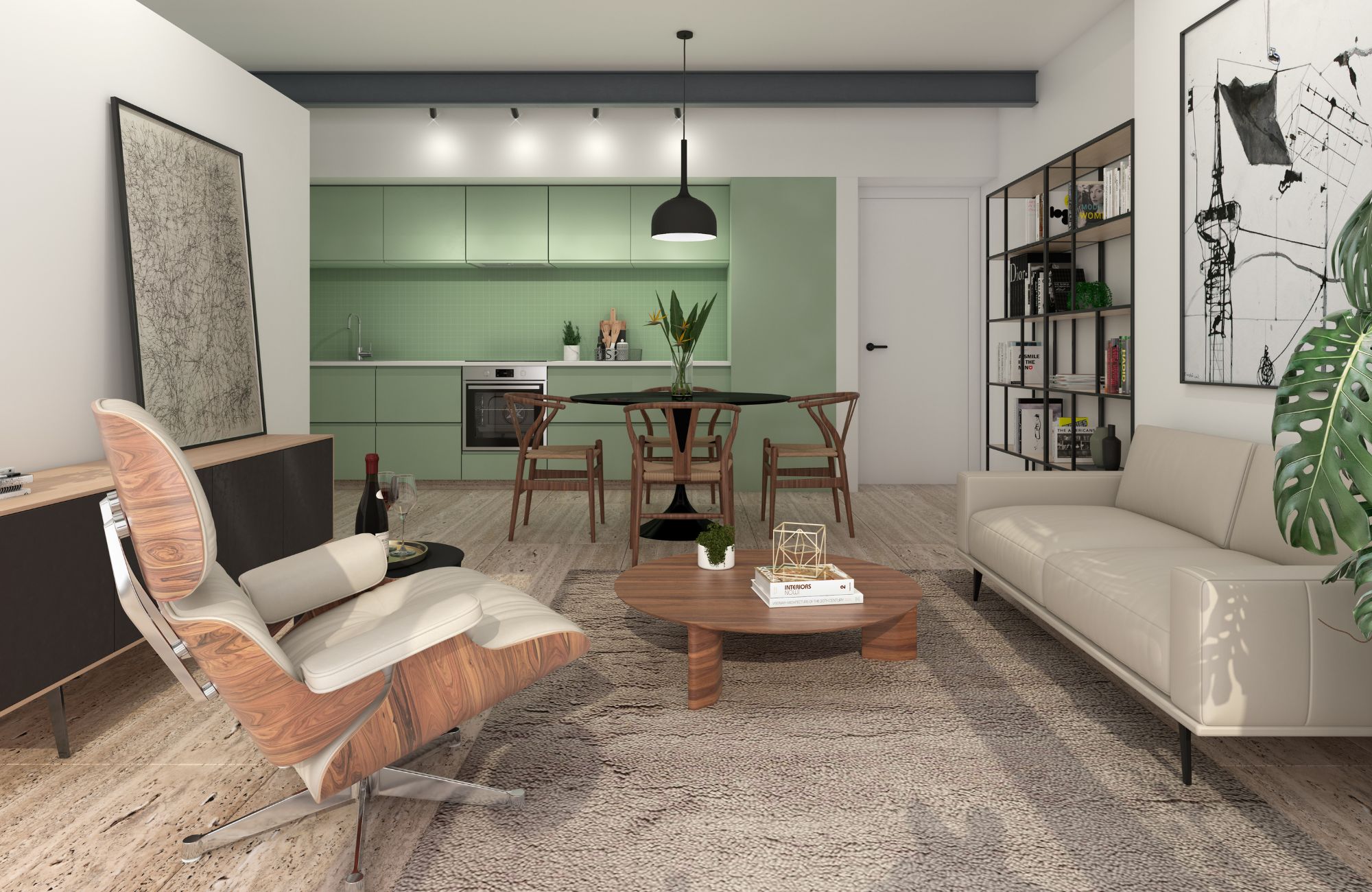 Condo with 2 parking spaces, swimming lane, gym, playground, green areas, pre-construction, for sale in Santa Fe, Mexico City.