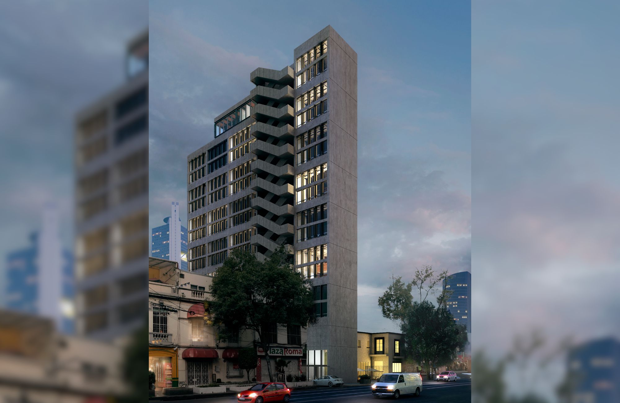 Condo with 2 parking spaces, swimming lane, gym, playground, green areas, pre-construction, for sale in Santa Fe, Mexico City.