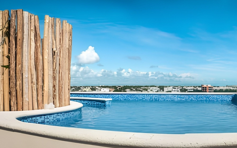 Condo for sale, furnished, great location, and rooftop with ocean view