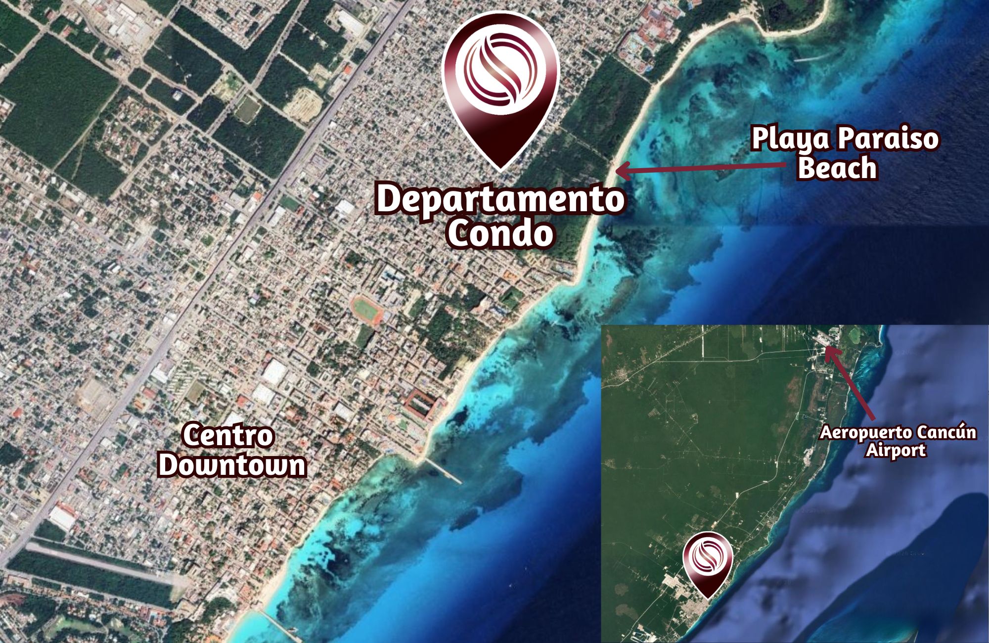 House in Residential Area with Pool and Pet Park, for Sale, Downtown Zone, Playa del Carmen.