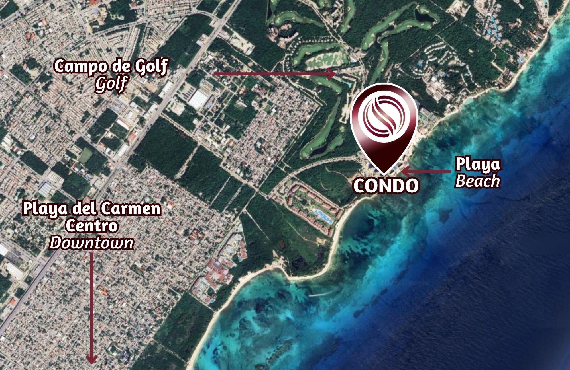 Luxury condominium, golf course, beach club, for sale, Playa del Carmen ???????