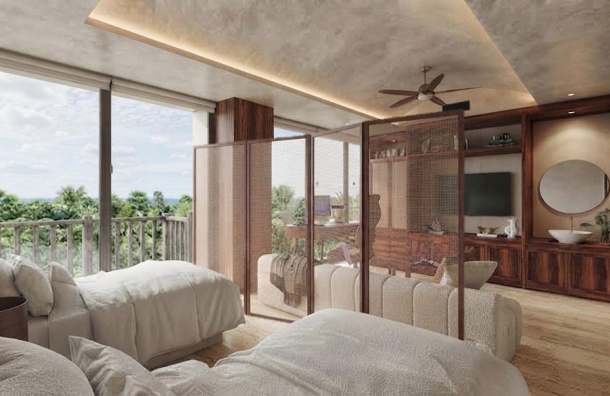 Luxury apartment, golf course, beach club, for sale, Playa del Carmen